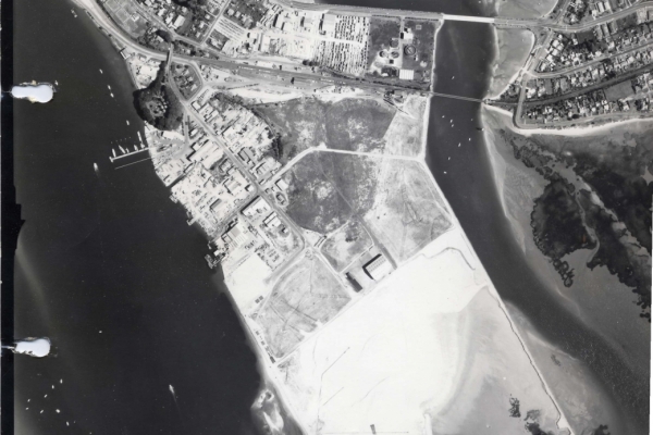Sulphur Point reclamation 1976.