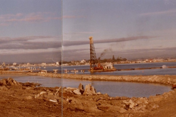 Construction of the Tanker Berth. A bulk cement / tanker berth was constructed and became operational in June 1980.