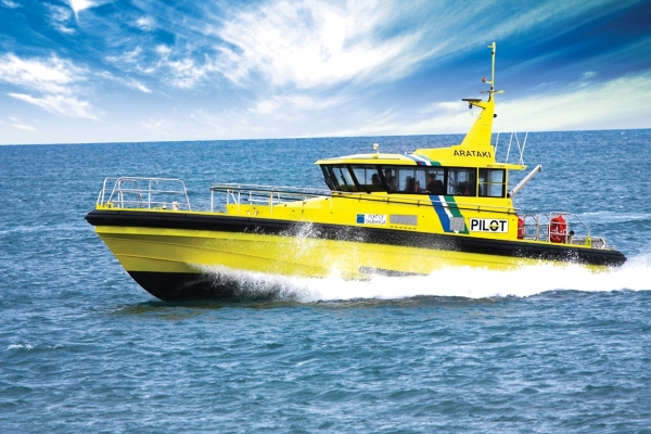 New pilot launch commissioned in 2010. The Port's new purpose-built pilot launch Arataki was commissioned in 2010.